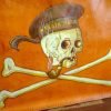 Regia Marina, Skull & Cross Bones Leather Sleeve -REMAKE©-