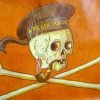 Regia Marina, Skull & Cross Bones Leather Sleeve -REMAKE©-